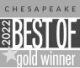 Chesapeake Best of 2022 Gold Winner badge