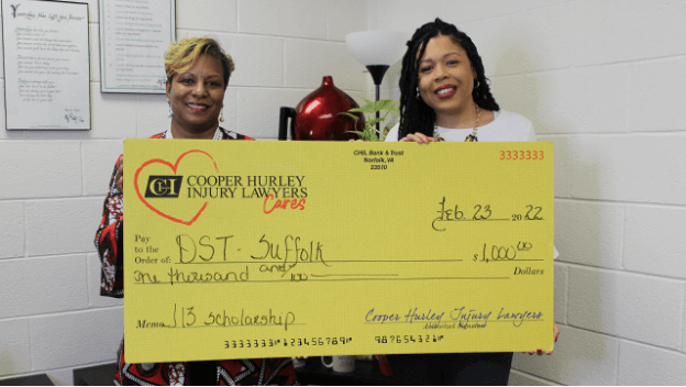 Donating Check to DST - Suffolk