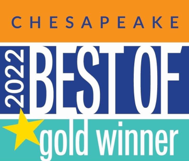 Chesapeake 2022 Best of gold winner badge