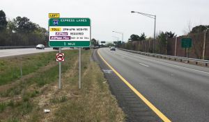 express lane sign