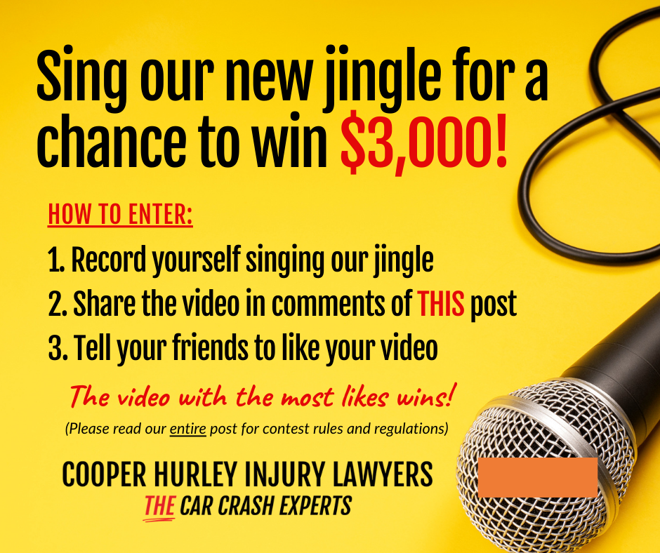 flyer about Cooper Hurley jingle contest