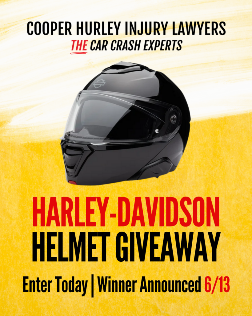Helmet raffle graphic