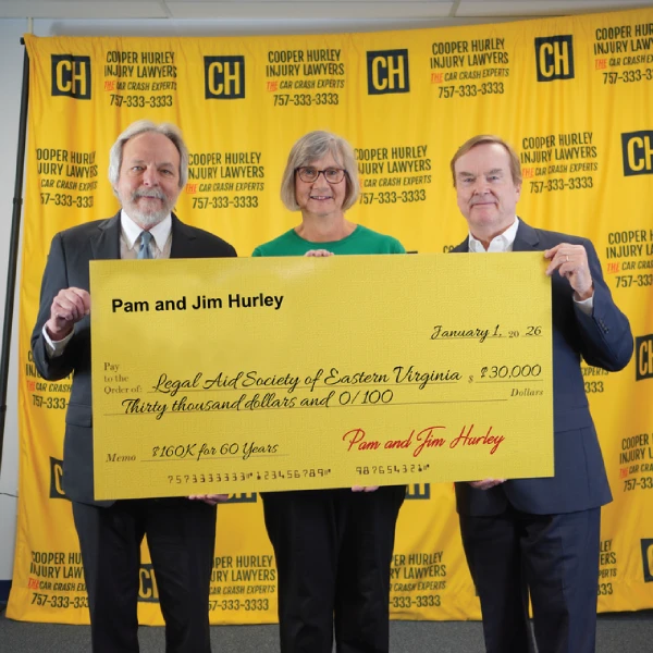 Rasing Jim Raising $160k for Legal Aid Society of Eastern Virginia