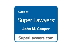 John M Cooper super lawyers badge