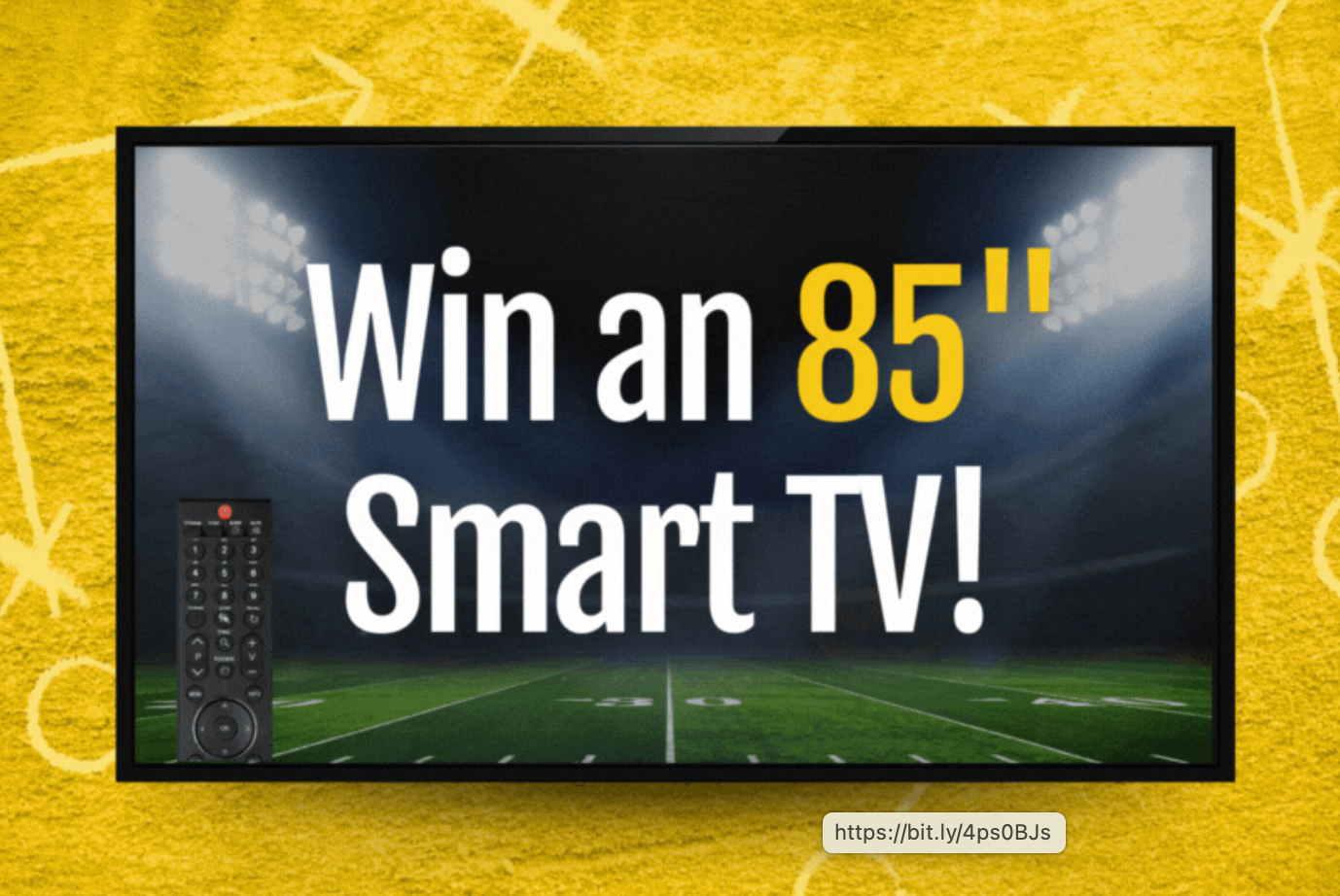 tv giveaway graphic