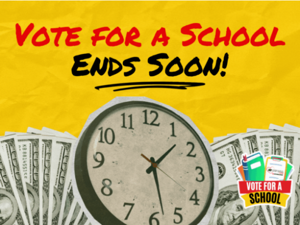 vote for a school ends soon